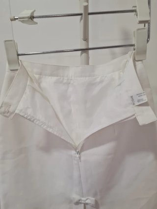 Falda blanca Vintage Trevira Años 90 Talla 36