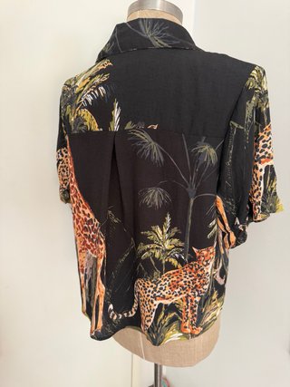 Camisa Verano Animal Print Talla M