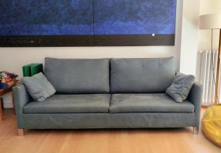 Sofá Joquer azul 2,20m