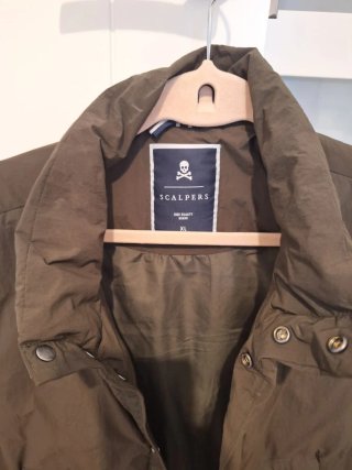 Chaleco Scalpers acolchado verde oliva Talla XL