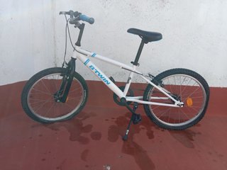 Bicicleta Infantil Btwin Blanca 7 Años