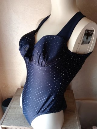 Costume da bagno vintage pois