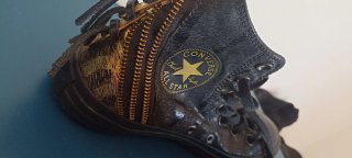 Converse Edición Limitada Cremallera Dorada Talla