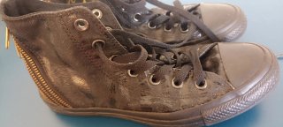 Converse Edición Limitada Cremallera Dorada Talla