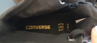Converse Edición Limitada Cremallera Dorada Talla
