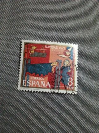 Lote 5 Sellos España Navidad Antiguos