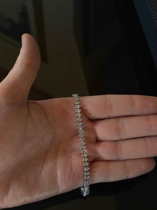 Bracciale tennis argento zirconi acciaio inox