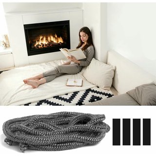 Junta fibra vidrio 2.5m para estufas y chimeneas