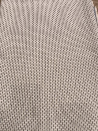 Retal de tela gris y azul