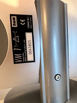 Altavoz Bowers & Wilkins gris/plata