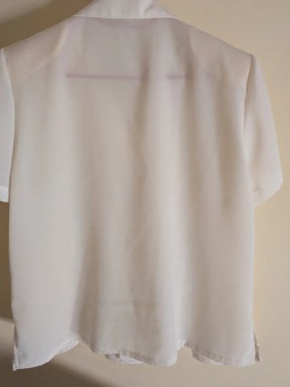 Camisa crema mujer talla 50 nueva