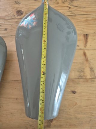 Set 3 vasi ceramica grigio