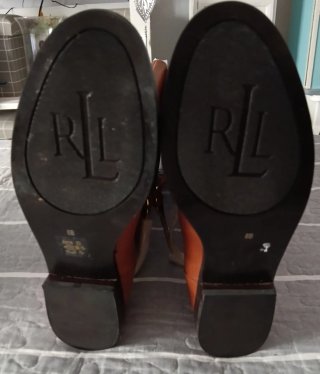 Botas Polo Ralph Lauren Piel Marrón Talla 8B