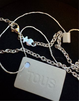 Tous Cadena con colgante daisy flor de plata