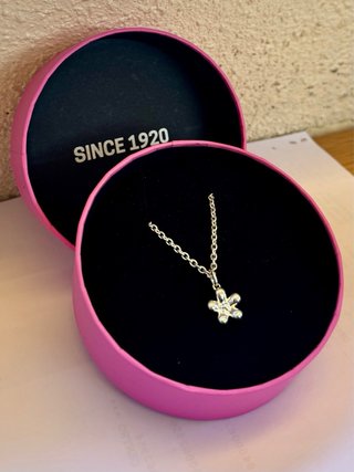 Tous Cadena con colgante daisy flor de plata