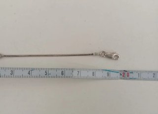 Pulsera de plata con cuentas ovaladas