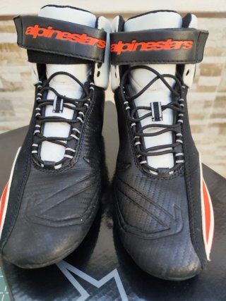 Botas Moto Alpinestars Negras Rojas