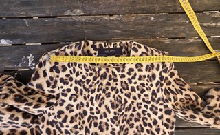Chaqueta Zara Leopardo Corta Talla M