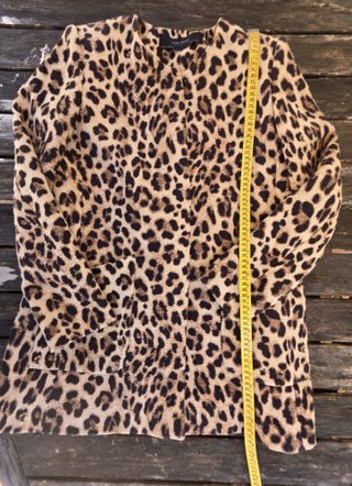 Chaqueta Zara Leopardo Corta Talla M