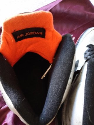 Nike Air Jordan 10 Plata Naranja
