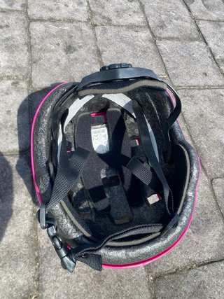 Casco Oxelo Infantil flucsia 47-52 cm