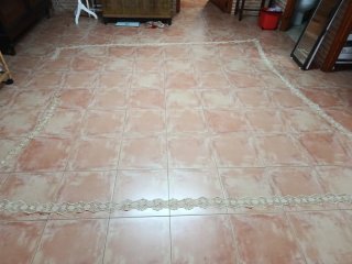 Tira de bolillos hecha a mano