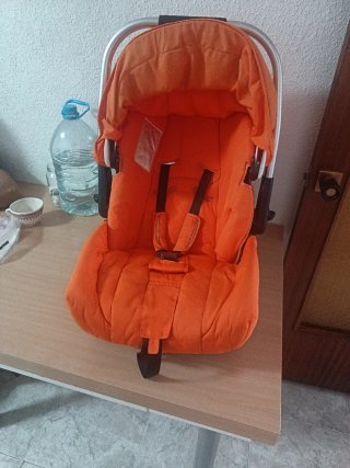 Silla coche bebé Prenatal 13kg naranja