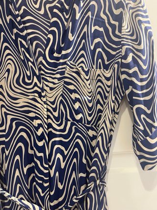 Vestido largo Zara estampado mujer