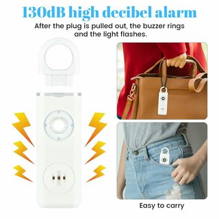 Alarma Personal 130dB Llavero Seguridad
