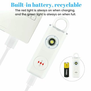 Alarma Personal 130dB Llavero Seguridad