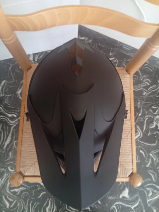Casco Moto Integral Negro Nuevo talla M