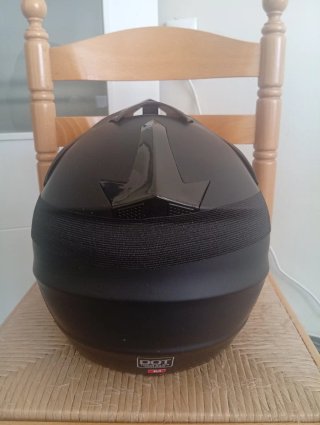 Casco Moto Integral Negro Nuevo talla M