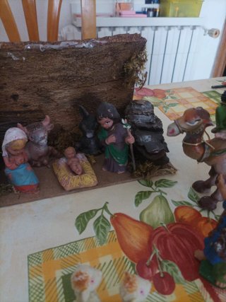 Pesebre figuras cabezones