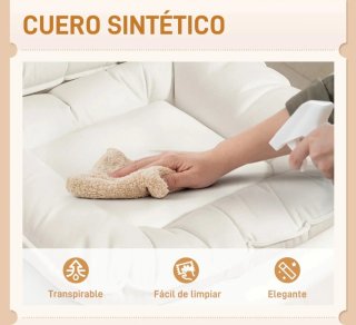 Silla de oficina ergonómica blanca
