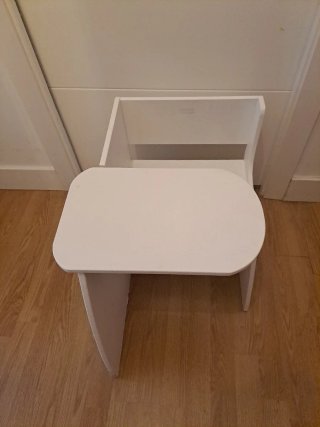 Pupitre blanco infantil