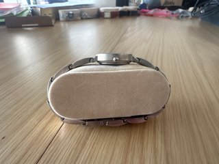 Reloj Calvin Klein Pulsera Plata Negro