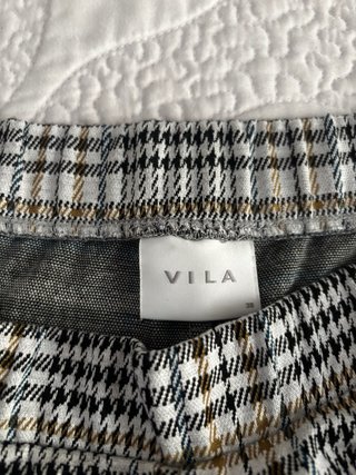 Pantalón de cuadros mujer