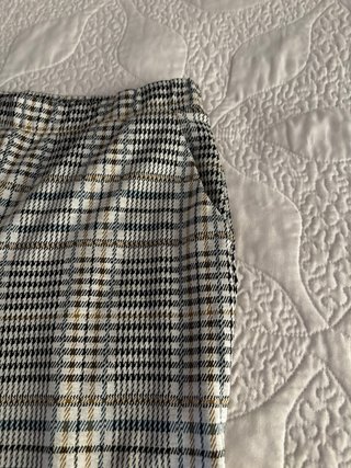 Pantalón de cuadros mujer