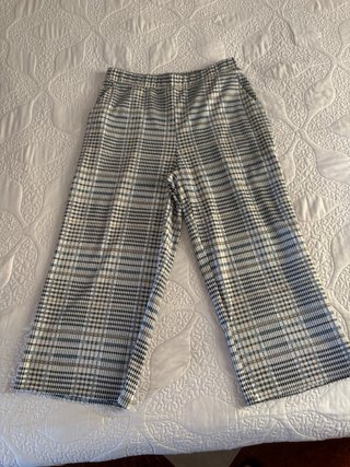 Pantalón de cuadros mujer