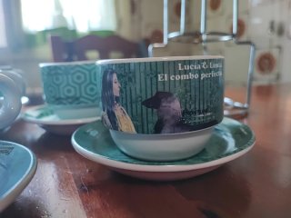 Juego 6 Tazas Café Vintage Front