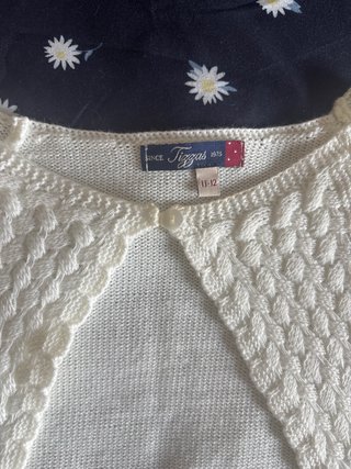 Torera de lana para niña Tizzas Talla 11-12
