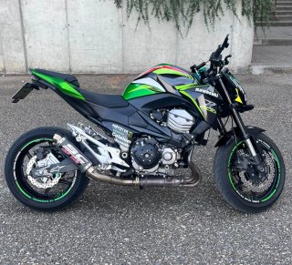 Kawasaki Z800 Naked Verde/Negra