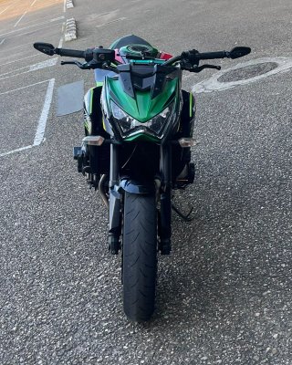 Kawasaki Z800 Naked Verde/Negra