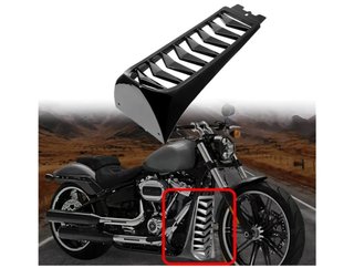 Cubierta Radiador Inferior Harley-Davidson Negra