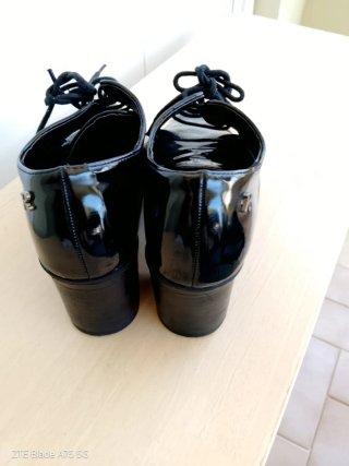 Zapatos Gótica Emo Tacón Negro Talla 36