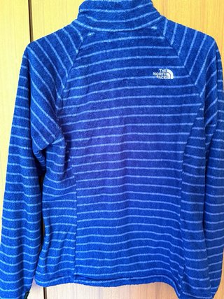 The North Face Women’s Blue Striped Fleece Jacket