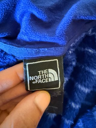 The North Face Women’s Blue Striped Fleece Jacket
