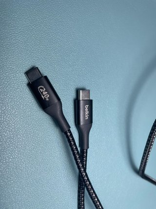 Cable Belkin BoostCharge USB-C 240W Negro