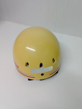 Casco visera moto beige RUSH