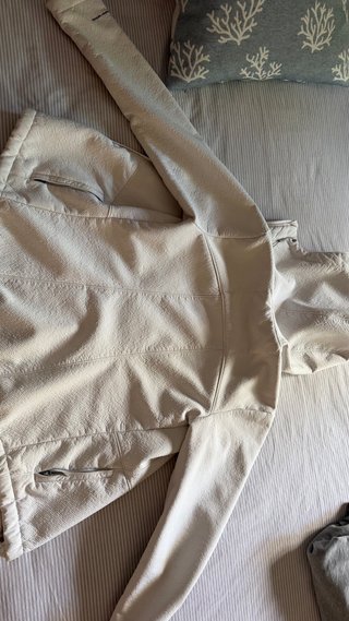 Chaqueta Columbia Cortavientos Blanca